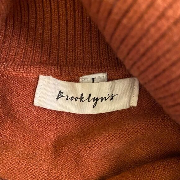 Brooklyns Brown & White Sweater Large - Picture 4 of 8